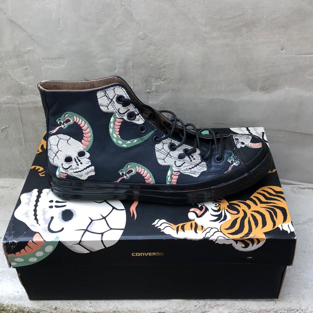 $150 Converse Dokur Total Eclipse Skulls Snakes